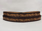 Embossed Leather Belt 1 1/2" Wildlife Rope