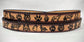 Embossed Leather Belt 1 1/2" Wide Wildlife Wolf
