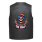 A skeleton with rainbow colored hair and raised middle fingers above the text &