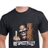Big Foot giving the middle finger next to a tree trunk  &
