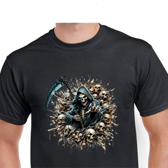 Short Sleeve T-Shirt - Reaper Skulls