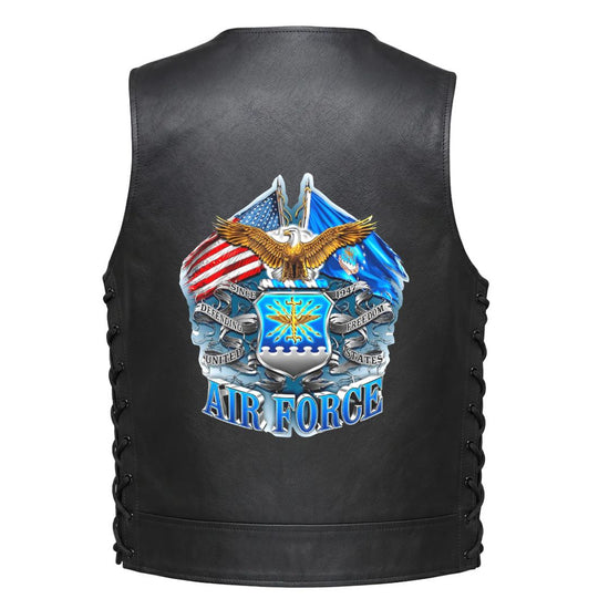 Leather Vest - U.S.AIR FORCE