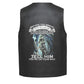 Leather Vest - Before You Break Into My House, Stand Outside and Get Right With Jesus. Tell Him You&