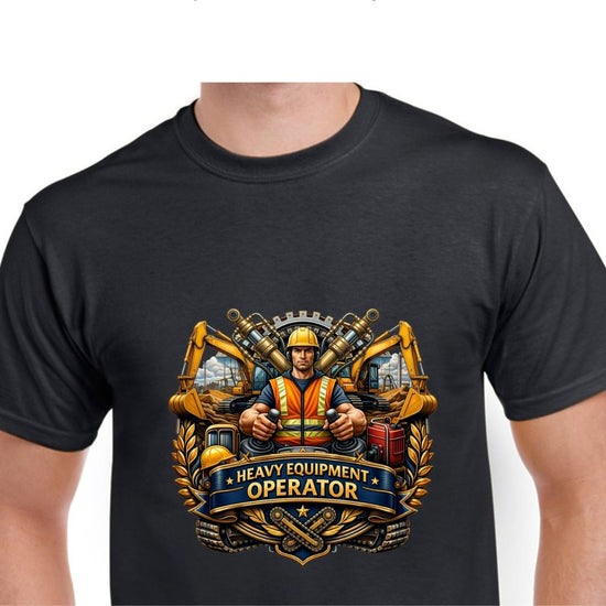 Short Sleeve T-Shirt - Heavy Equipment Operator