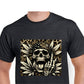 Short Sleeve T-Shirt - Weed Skull Middle Finger
