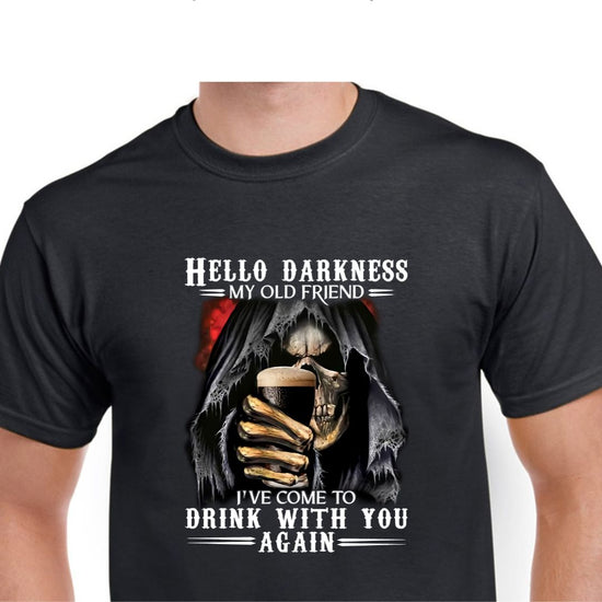 Short Sleeve T-Shirt - Hello Darkness My Friend