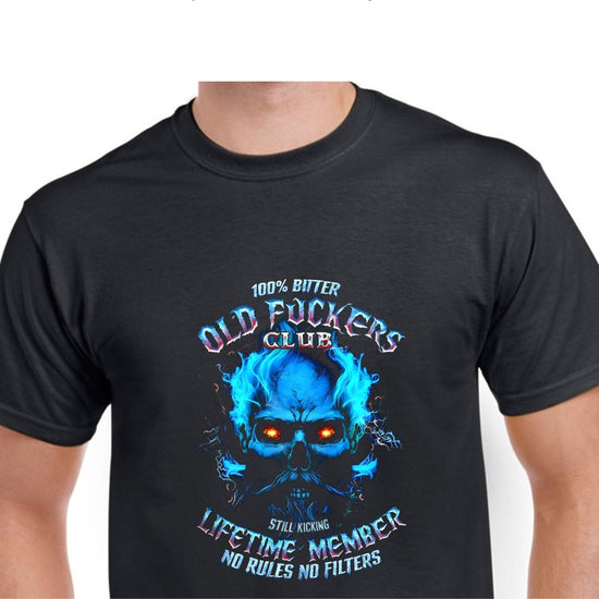 Short Sleeve T-Shirt - 100% Bitter Old Fuckers Club