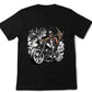 Short Sleeve T-Shirt -Biker Gang 2 Middle Finger