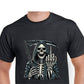 Short Sleeve T-Shirt -  Reaper Middle Finger