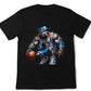 Short Sleeve T-Shirt - Hip Hop Pitbull Basketball