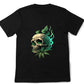 Short Sleeve T-Shirt - Weed Skull Leaf