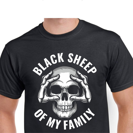 Short Sleeve T-Shirt - Black Sheep Of The Family