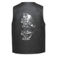 Leather Vest - Half-Skull &