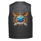 Leather Vest - Paramedic Eagle, Ambulance, and Star of Life Emblem