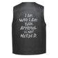 Leather Vest - "I Am Who I Am - Your Approval Is Not Needed"