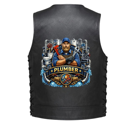 Leather Vest - Plumber