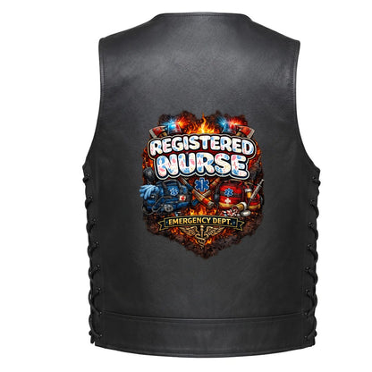 Leather Vest - Registered Nurse - Emergency Dept