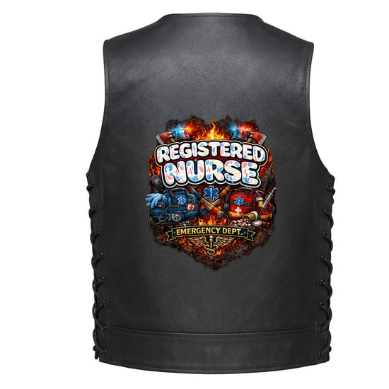 Leather Vest - Registered Nurse - Emergency Dept