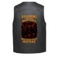 Leather Vest - Assuming I Was Like Most Girls Was Your First Mistake