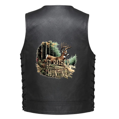 Leather Vest - Deer Hunting I&