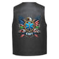 Leather Vest - Emergency Medical Services Eagle Emblem
