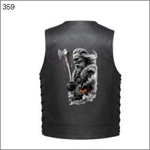 Leather Vest - Viking Warrior Holding a Battle Axe